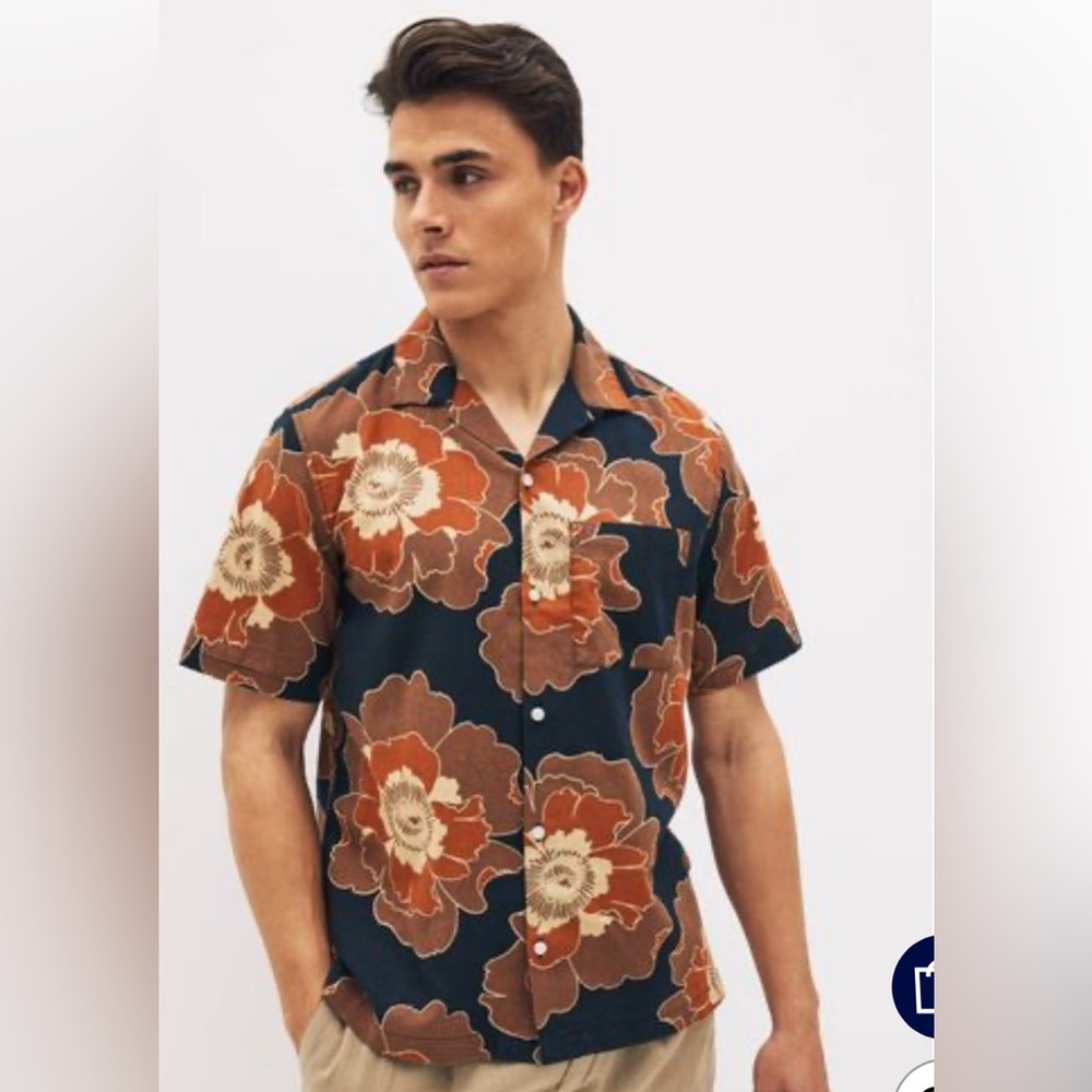 Gap Linen Hawaiian shirt